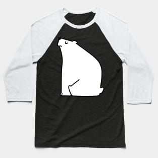 Calm Polar Bear Baseball T-Shirt